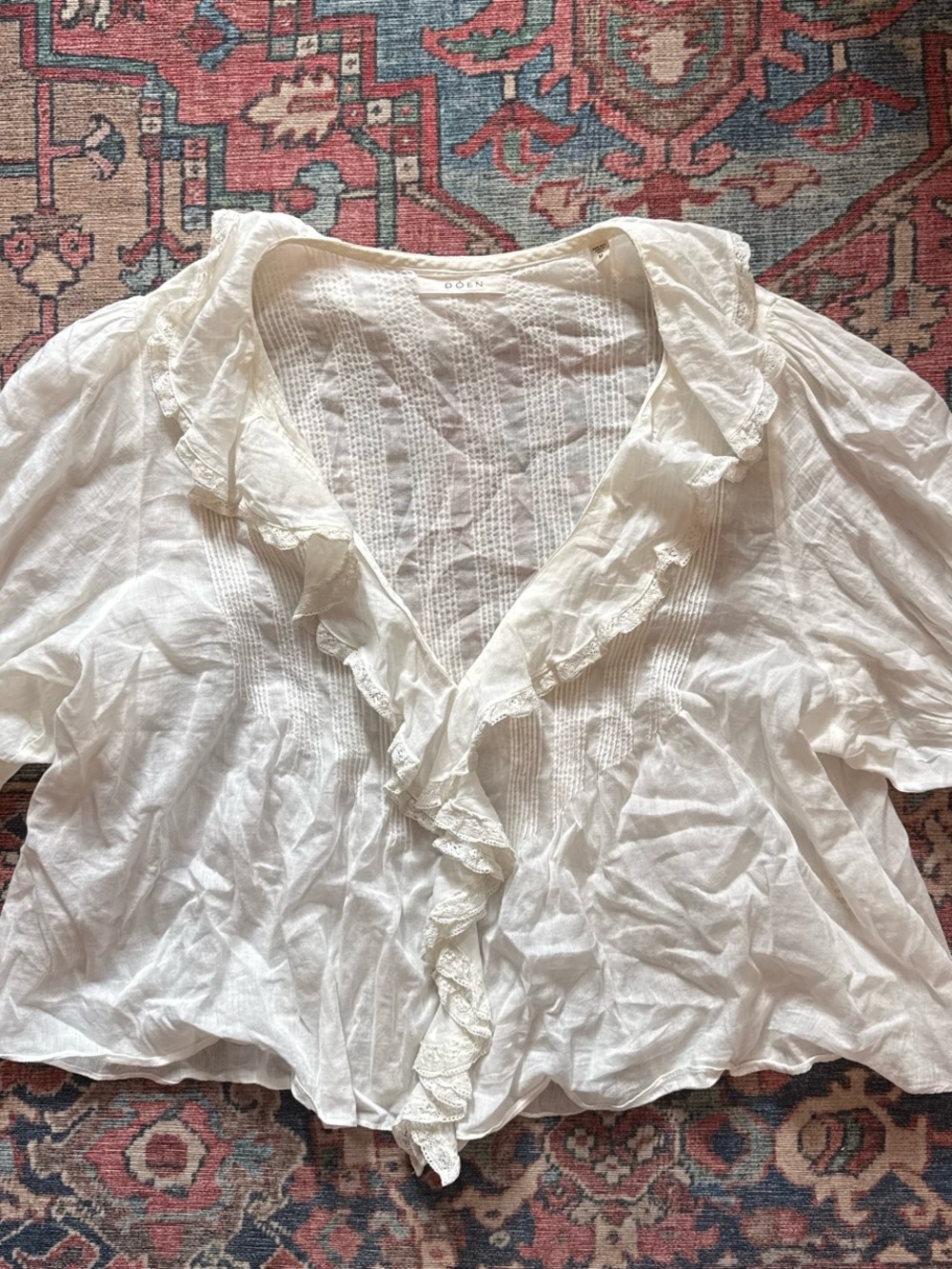 Doen Henri White top